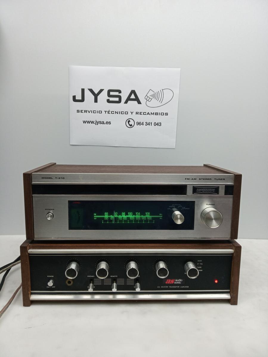  Reparación y Restauración de Equipos de Audio: Amplificador Audio Sonic y Radio Superscope T-210