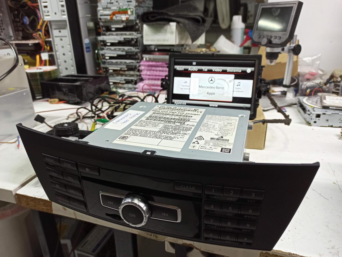 Reparación de Sistemas de Navegación Comand Online NTG4.5 y NTG4.7 de Mercedes-Benz