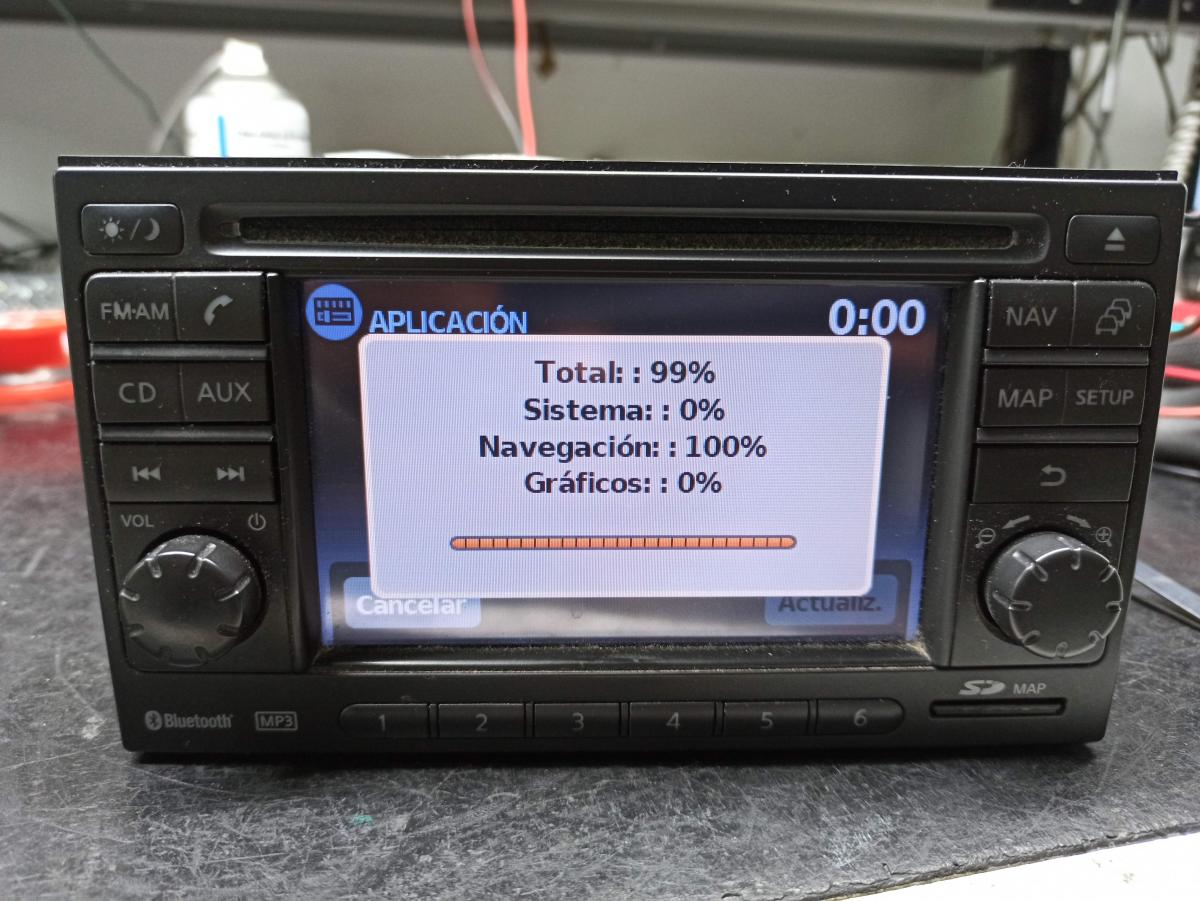 Reparación de equipos de navegación LCN1 para Nissan Qashqai