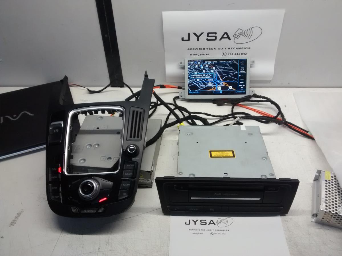 Montaje en el banco de un navegador MMI 3G HIGH