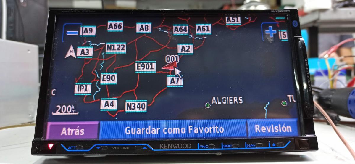 Navigator in the map