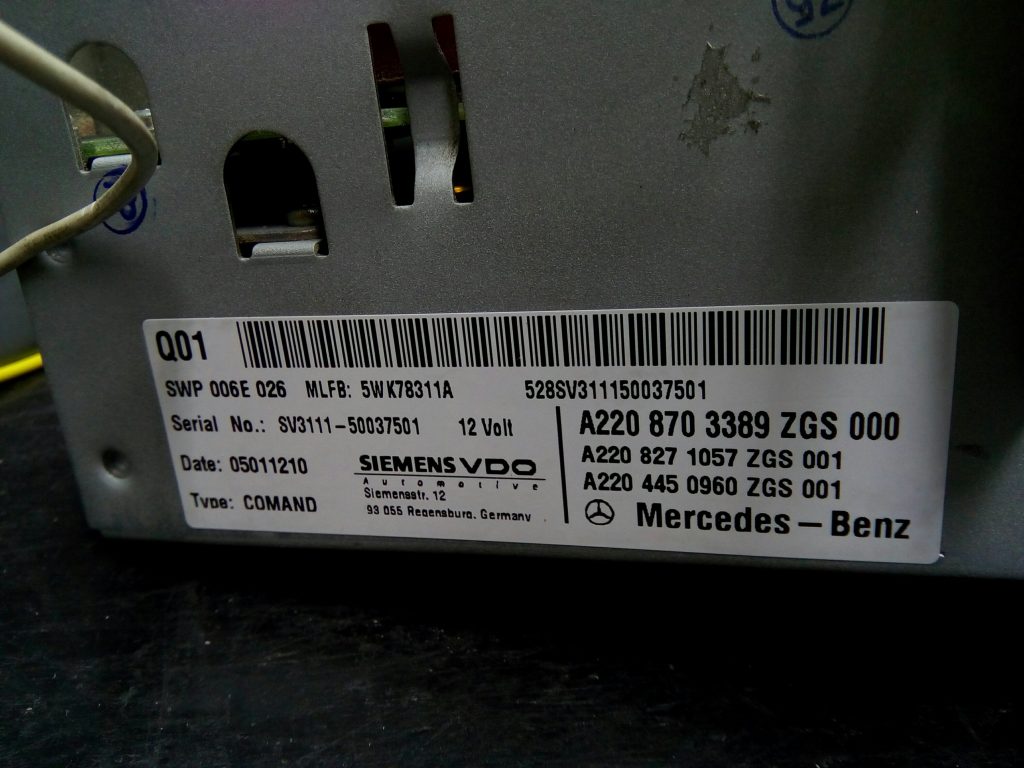 Etiqueta con detalles