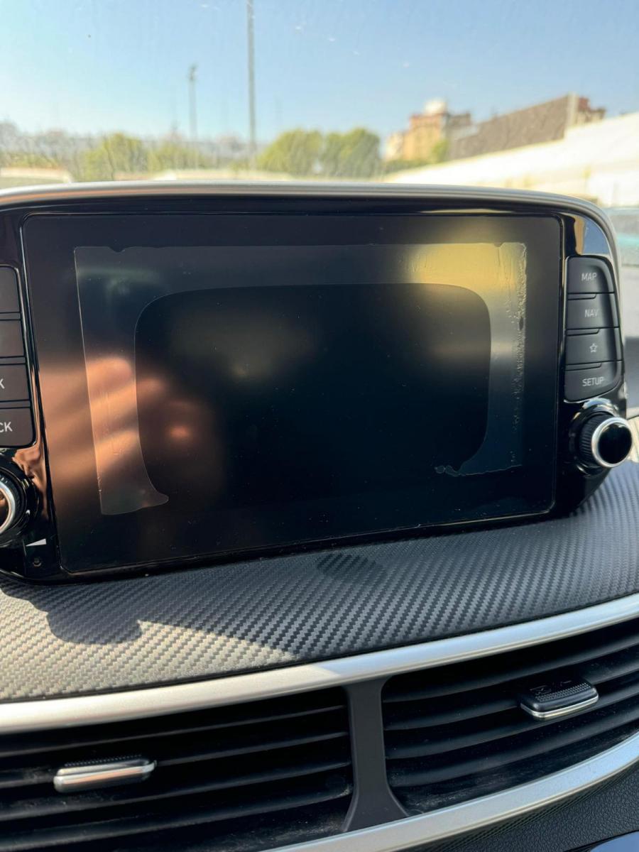 Navegador en el interior del coche