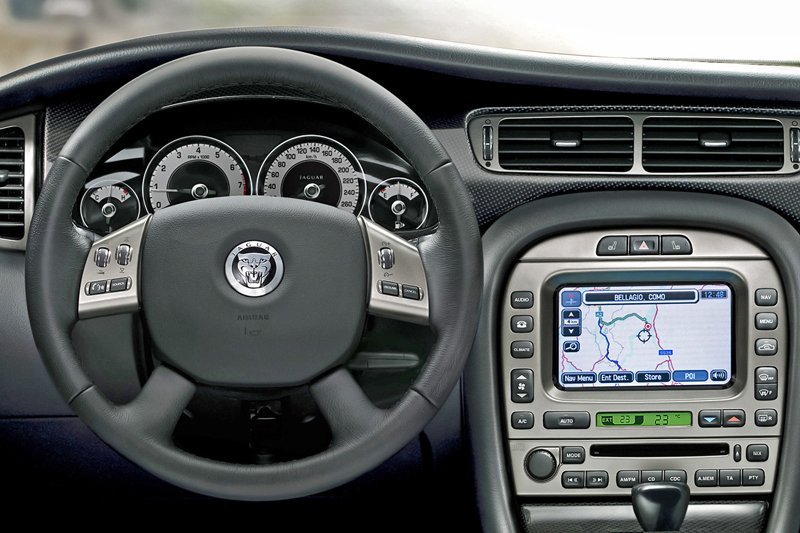 Interior of the Jaguar